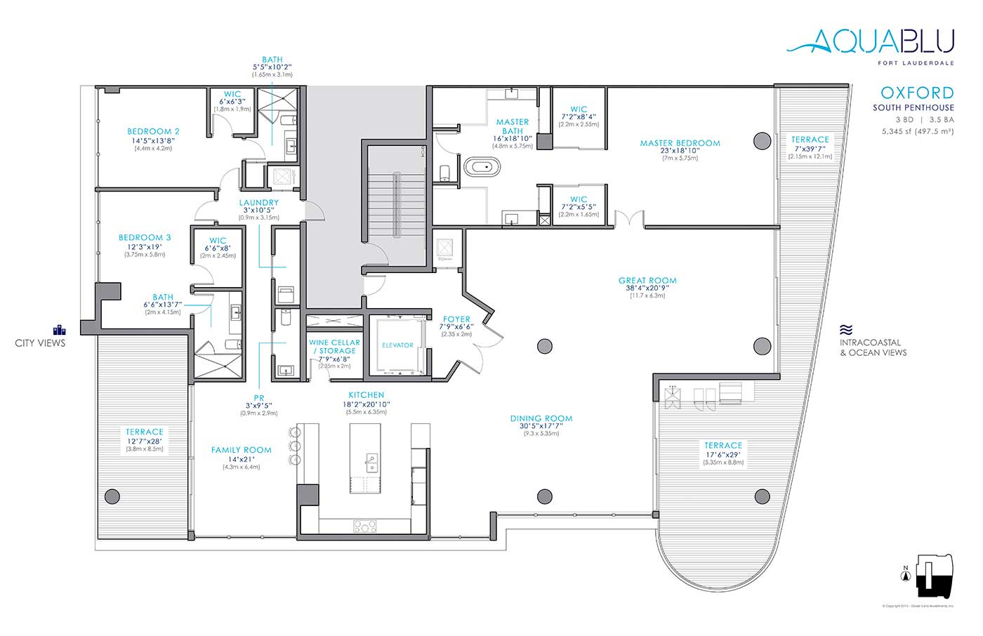 AquaBlu Fort Lauderdale FLOOR PLANS