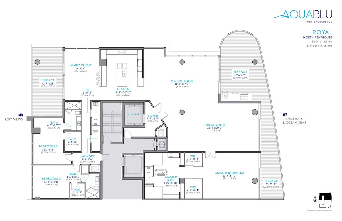 AquaBlu Fort Lauderdale FLOOR PLANS