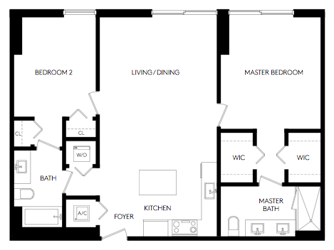 5300 Paseo Doral floor plan residence F