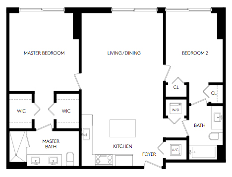 5300 Paseo Doral floor plan residence F