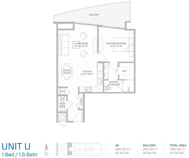 Aria on the Bay - floor plans