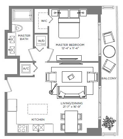 Brickell Heights floor plans