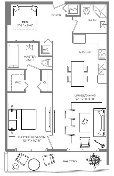 Brickell Heights floor plans