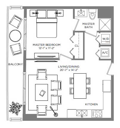 Brickell Heights floor plans