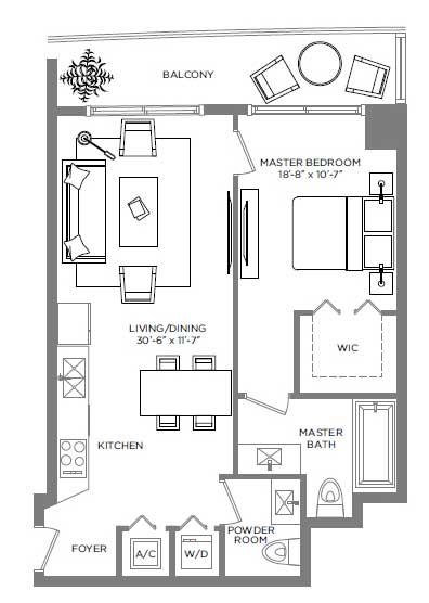 Brickell Heights floor plans