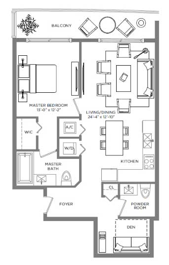 Brickell Heights floor plans