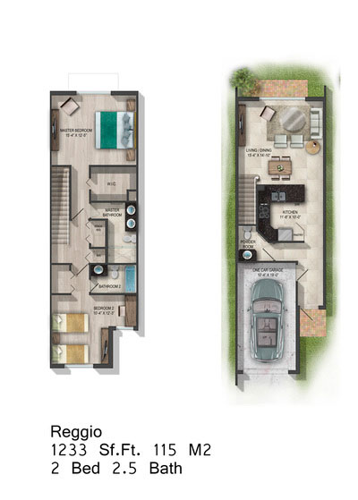 Calabria Residences floor plans