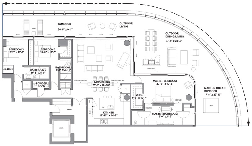 Eighty Seven Park floor plans - new developments in Miami