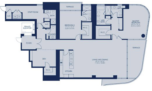 Fendi Chateau Residences floor plans