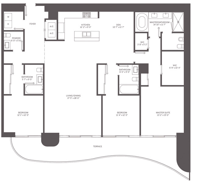 Flatiron Brickell floor plans - new developments in Miami