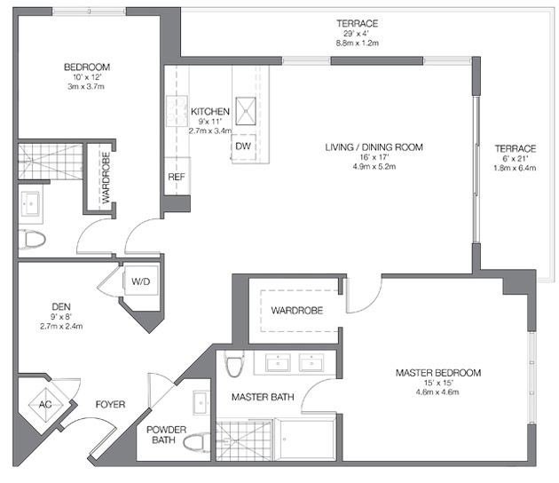 Gale Boutique Residences floor plans - new developments in Fort Lauderdale