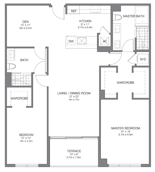 Gale Boutique Residences floor plans - new developments in Fort Lauderdale