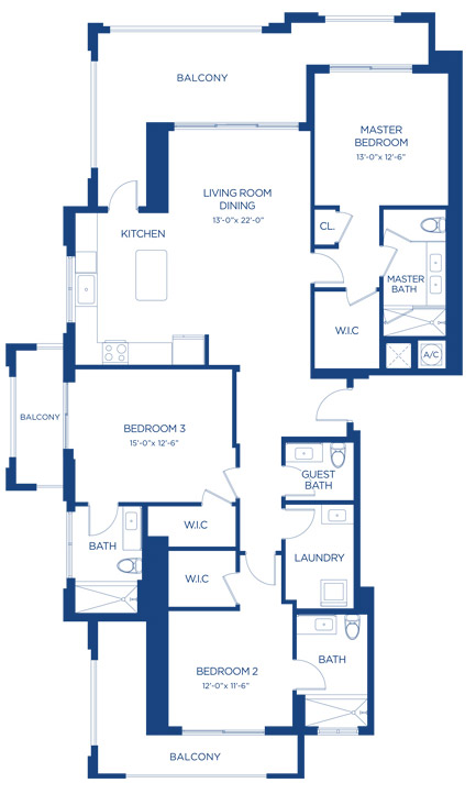 Gulfstream Park Tower floor plans - new developments in Hallandale Beach