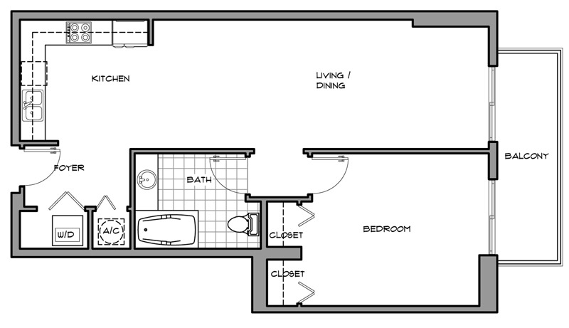 H3 Hollywood floor plans - new developments in Hollywood