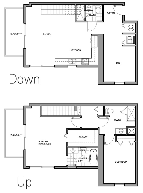 H3 Hollywood floor plans - new developments in Hollywood