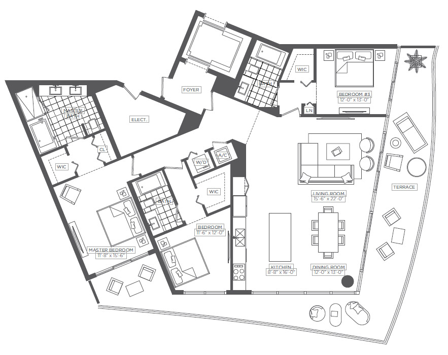 Hyde Beach Resort & Residences floor plans - new developments in Hollywood