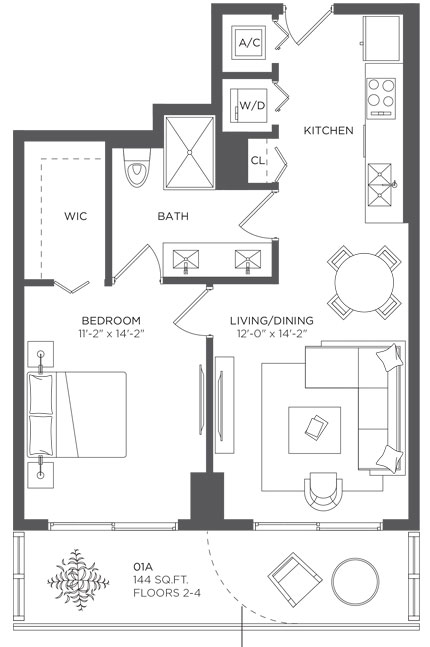 Hyde Midtown floor plans - new developments in Miami