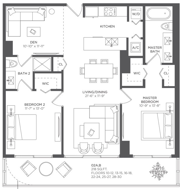 Hyde Midtown floor plans - new developments in Miami