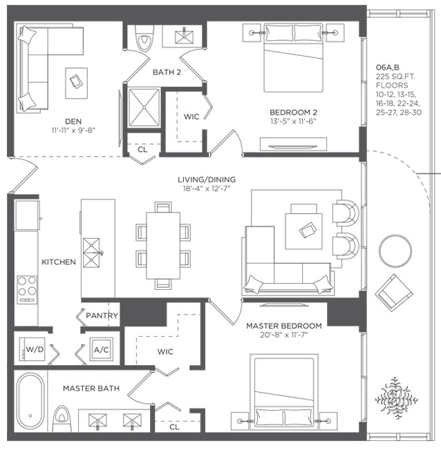 Hyde Midtown floor plans - new developments in Miami