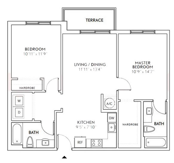 InTown Towers floor plans - new developments in Miami