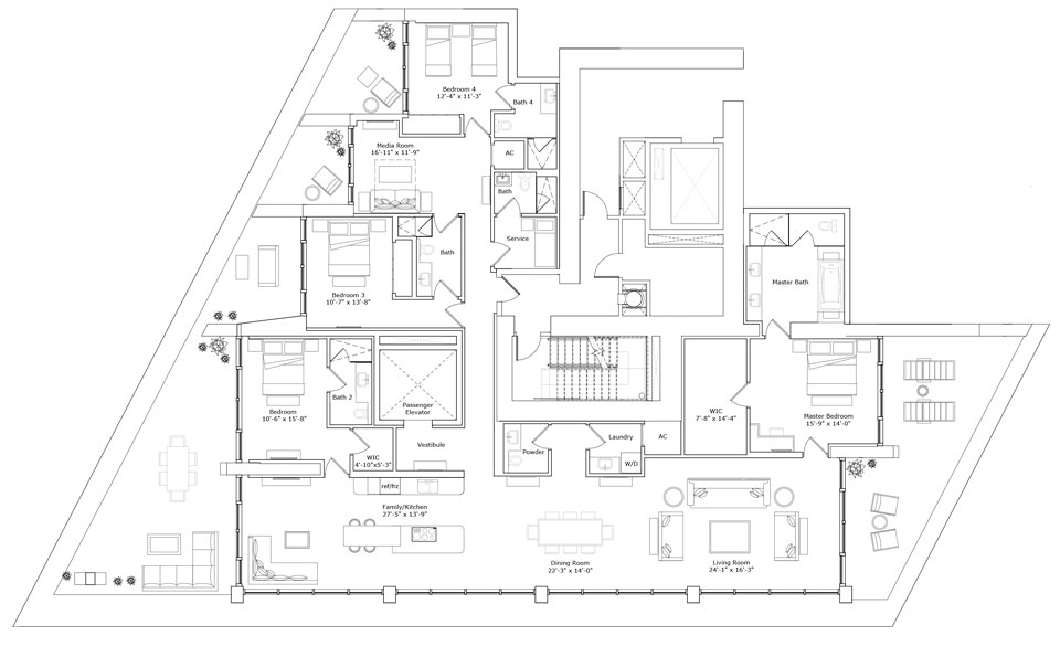 Jade Signature Sunny Isles Beach floor plans