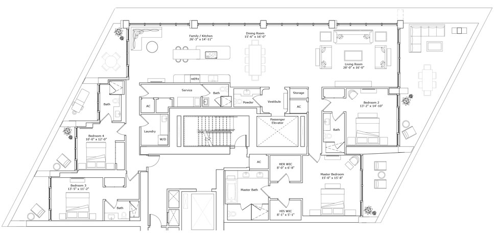 Jade Signature Sunny Isles Beach floor plans