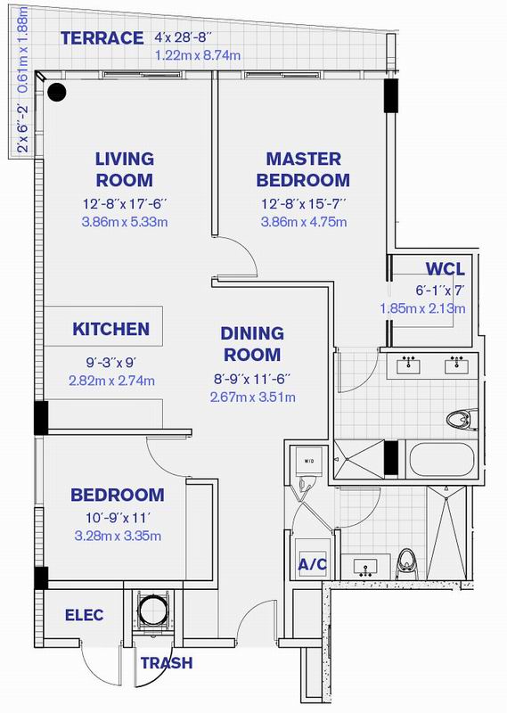 KAI floor plans - new developments at Bay Harbor Islands