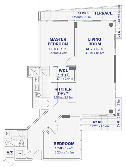 KAI floor plans - new developments at Bay Harbor Islands