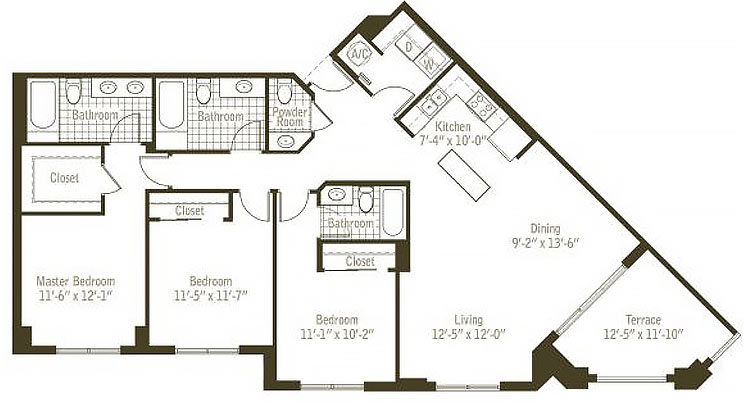 Merrick Manor floor plans - new developments in Coral Gables