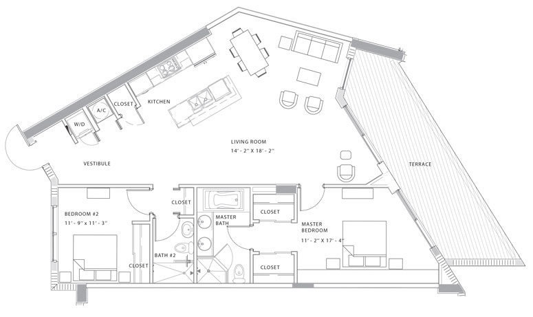 O Residences floor plans - new developments at Bay Harbor Islands