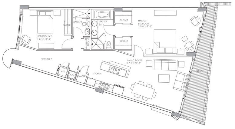 O Residences floor plans - new developments at Bay Harbor Islands