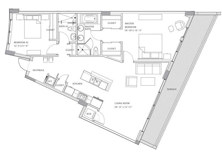 O Residences floor plans - new developments at Bay Harbor Islands