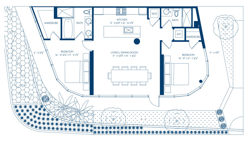 One Ocean floor plans - new developments at Miami Beach