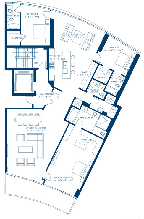 One Ocean floor plans - new developments at Miami Beach