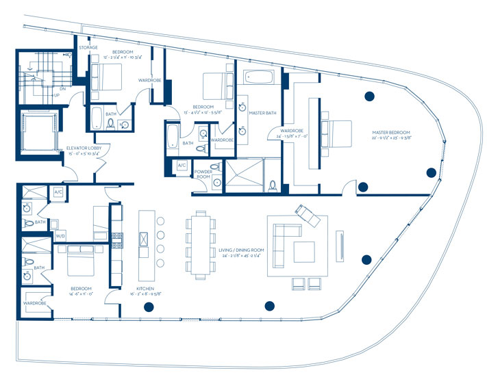 One Ocean floor plans - new developments at Miami Beach