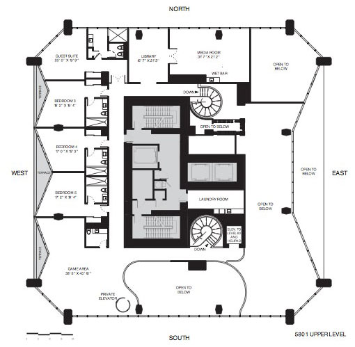 One Thousand Museum floor plans - new developments at Miami