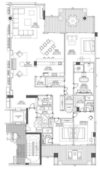 Palazzo Del Sol floor plans - new developments at Fisher Island