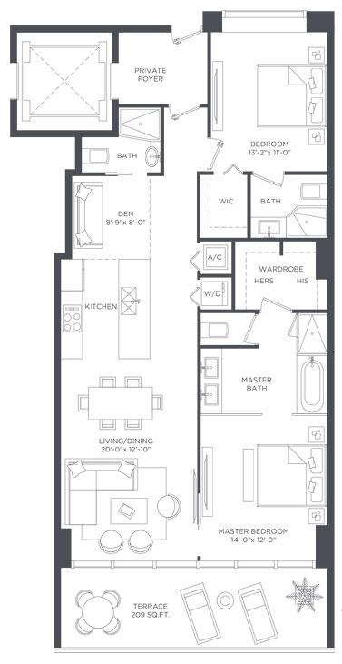 Paraiso Bayviews floor plans - new developments at Miami