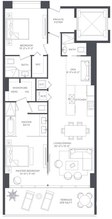 Paraiso Bayviews floor plans - new developments at Miami