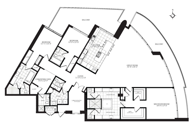 Paramount Residences floor plans - new developments in Fort Lauderdale