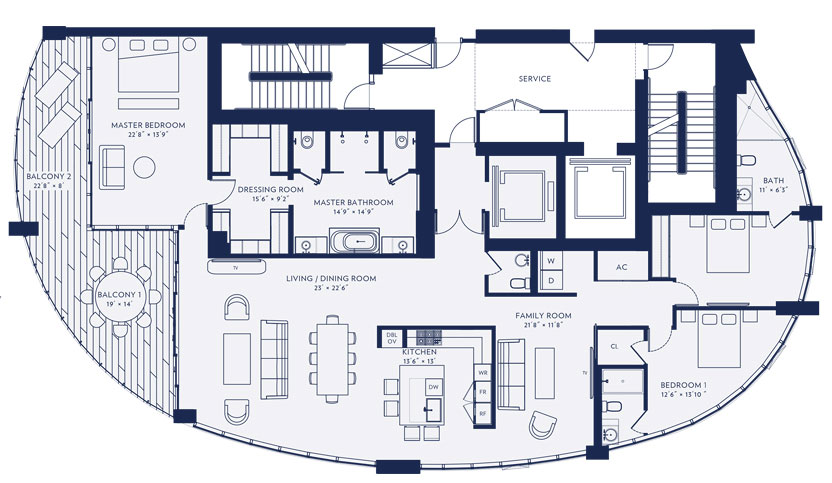 Park Grove  floor plans - new developments at Coconut Grove