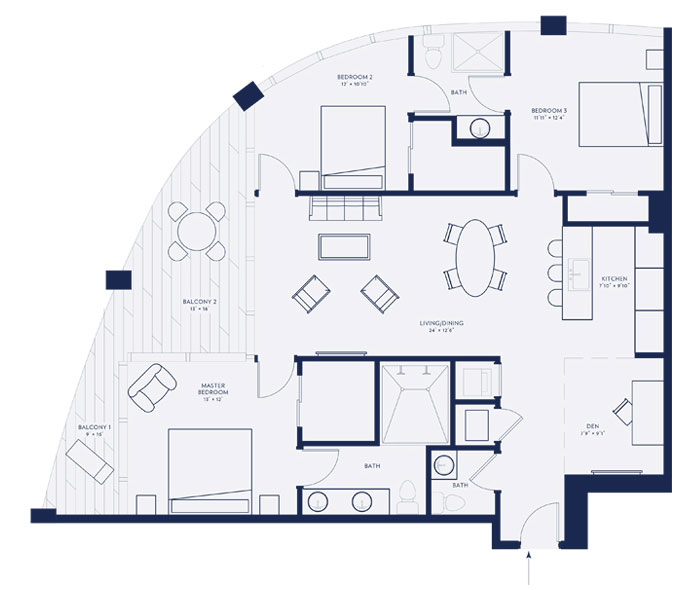 Park Grove floor plans - new developments at Coconut Grove