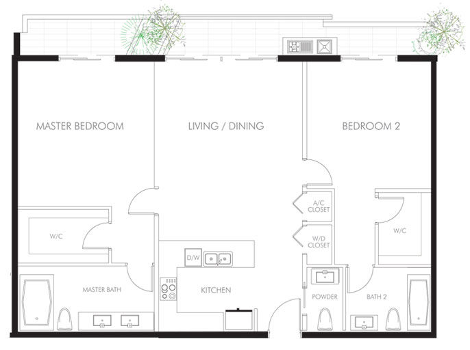 Pearl House floor plans - new developments at Bay Harbor Islands