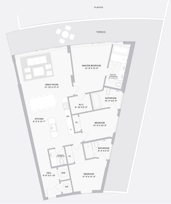 Peloro condo floor plans - new developments at Miami Beach