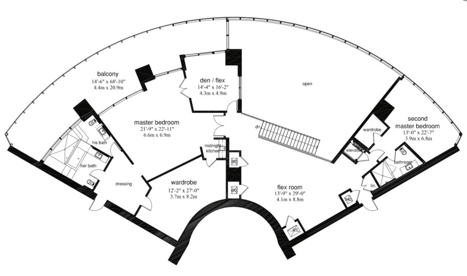 Porsche Design Tower floor plans - new developments at Sunny Isles Beach