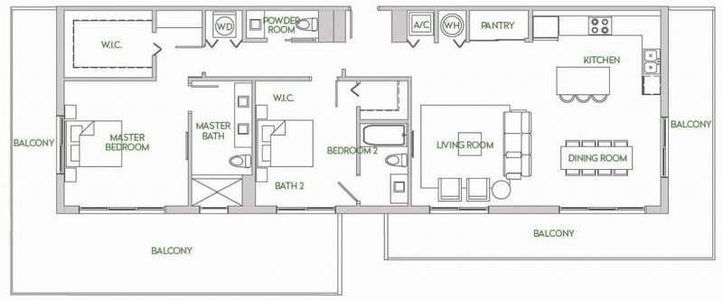 Residences at Park Square floor plans - new developments at Aventura