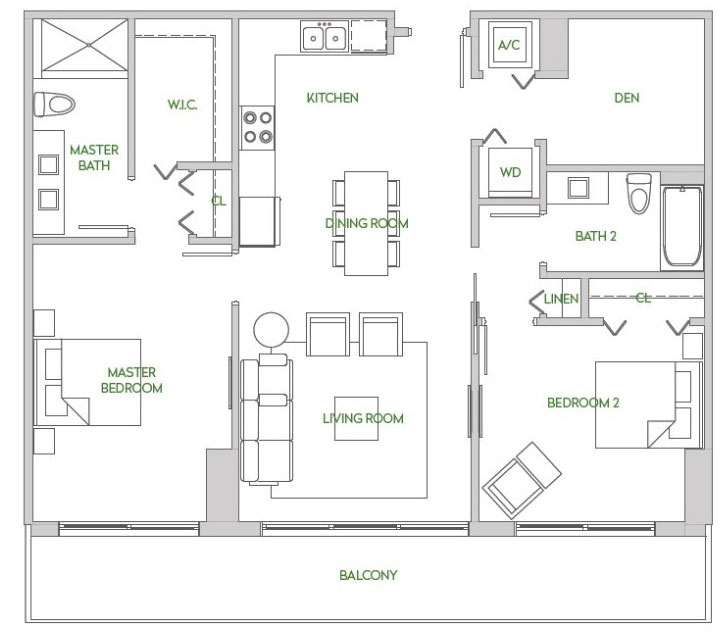 Residences at Park Square floor plans - new developments at Aventura