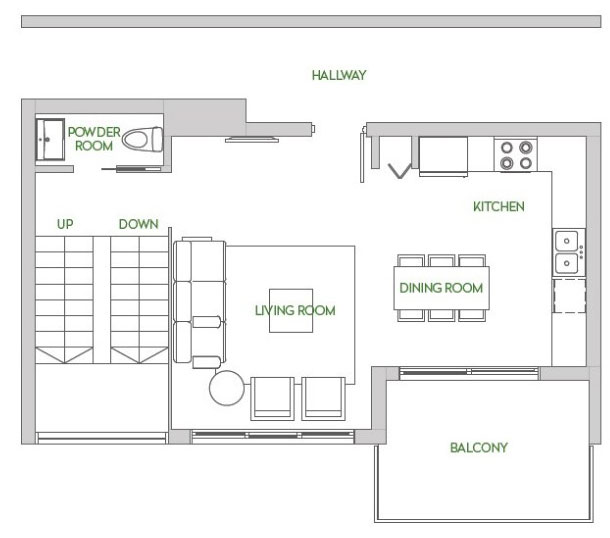 Residences at Park Square floor plans - new developments at Aventura