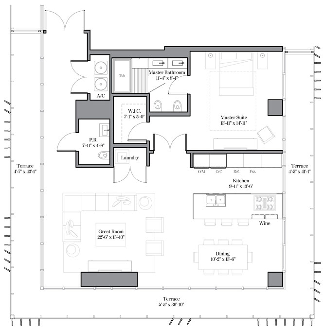 Ritz-Carlton Residences floor plans - new developments at Miami Beach