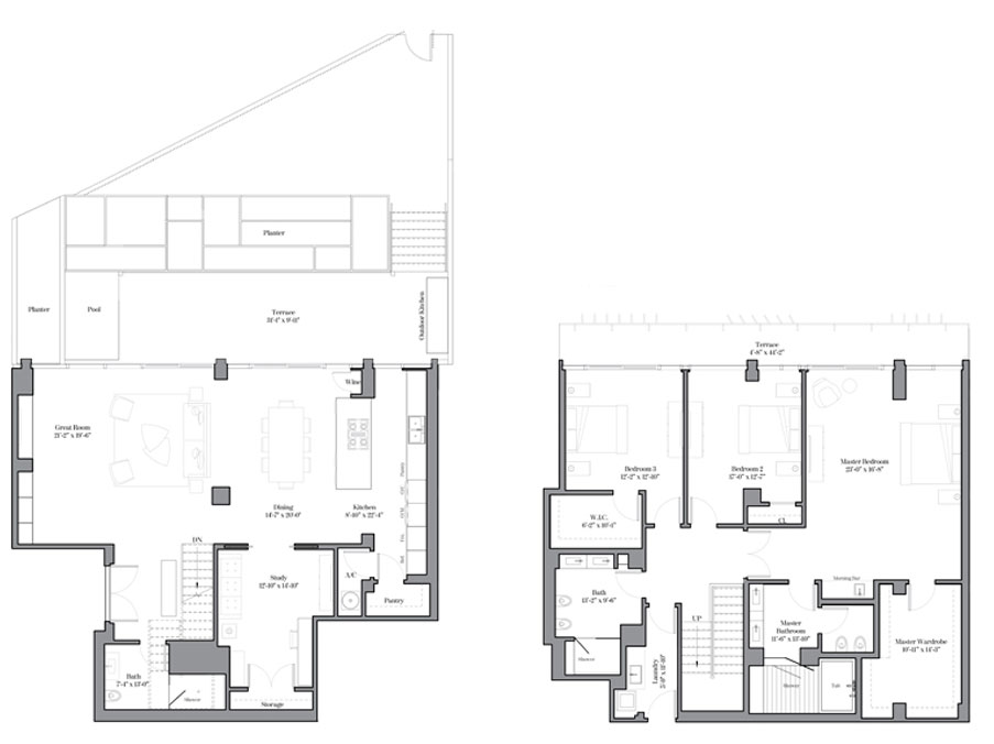 Ritz-Carlton Residences floor plans - new developments at Miami Beach